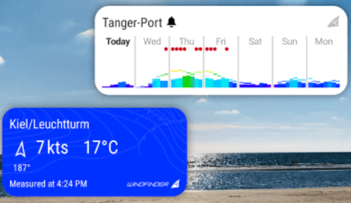 Windfinder app