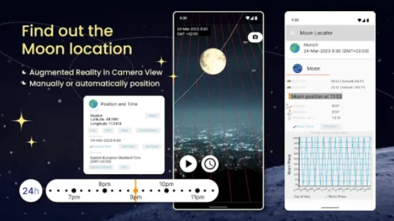 Moon Locator app