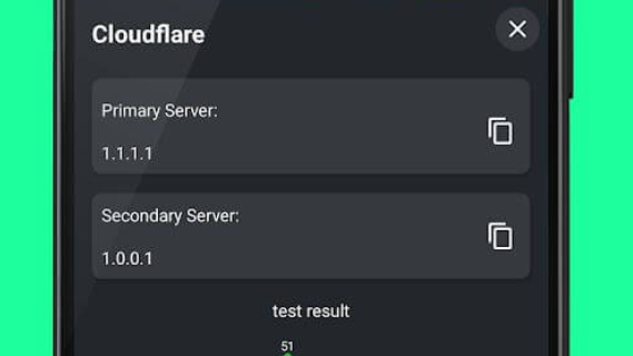 DNS Speed Test app