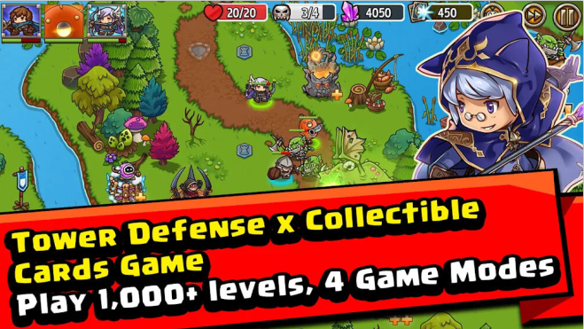 crazy defense heroes mod apk