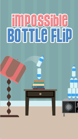 Impossible Bottle Flip game