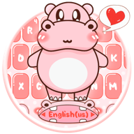 Pink Cute Hippo Theme apk9.4.8_0704 For Android