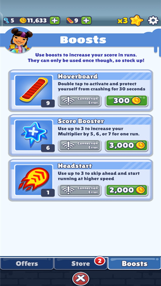 Subway Surfers mod menu