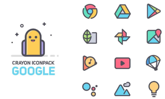 Crayon Icon Pack apk