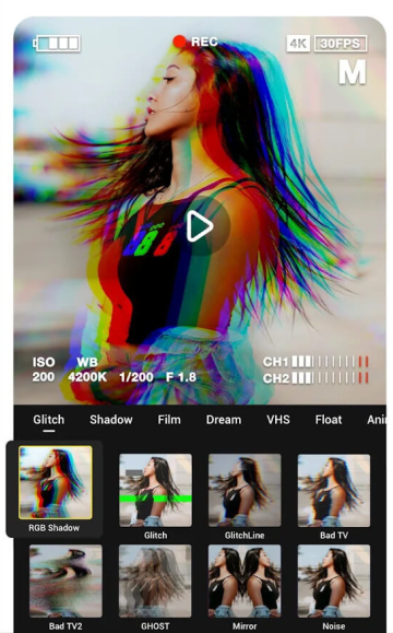 glitch video effect videocook apk