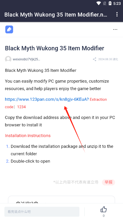 Black Myth Wukong 35 Item Modifier Download