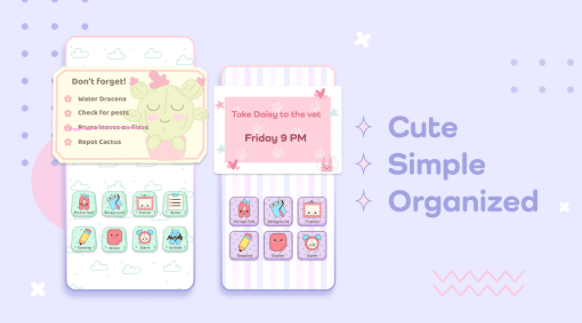 Cute Notes app