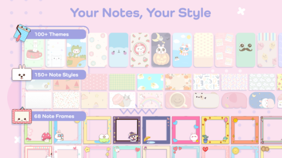 Cute Notes app