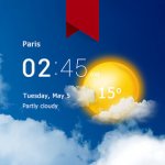 Transparent clock weather mod apk7.09.0 For Android