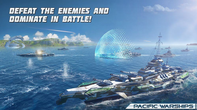 Pacific Warships mod apk