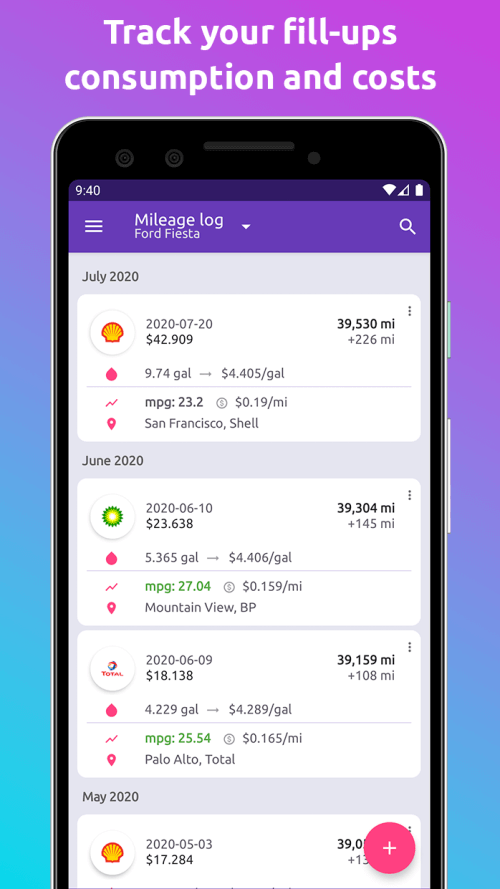 Fuelio app 9.7.1 For Android