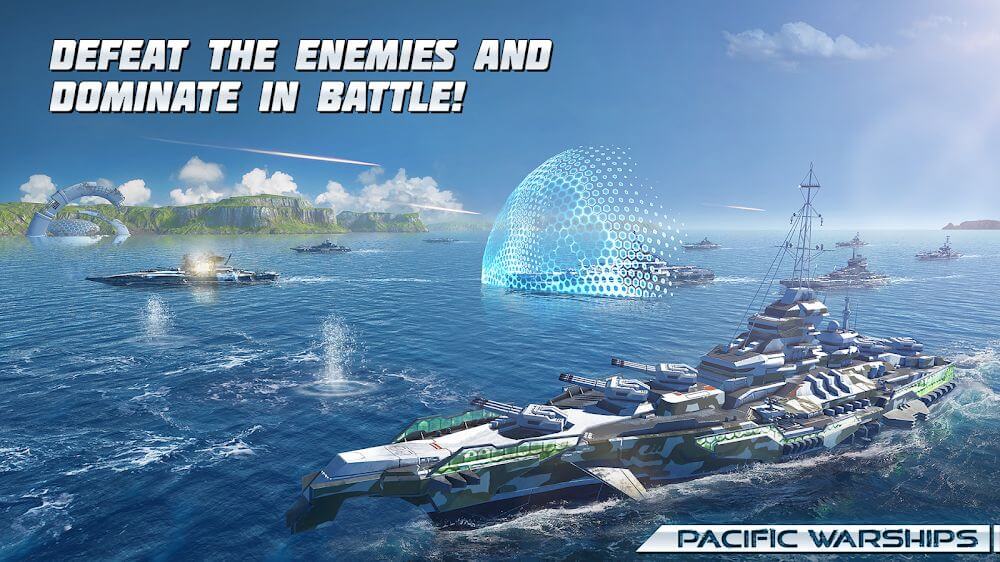 Pacific Warships mod apk 1.1.26 Free Version