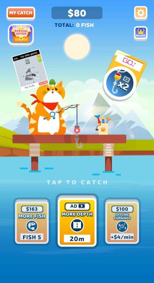 Idle Furry Fishing mod apk 1.026 Official version